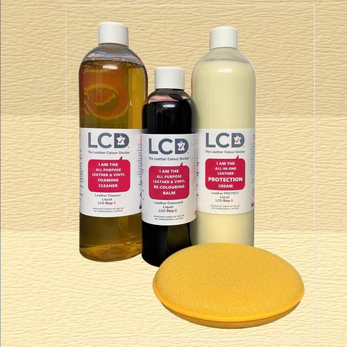 Leather repair kit cleaner - kit,