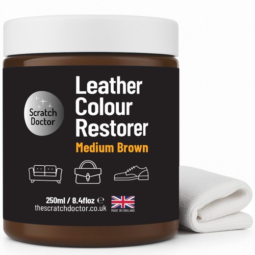 Medium brown leather - medium,