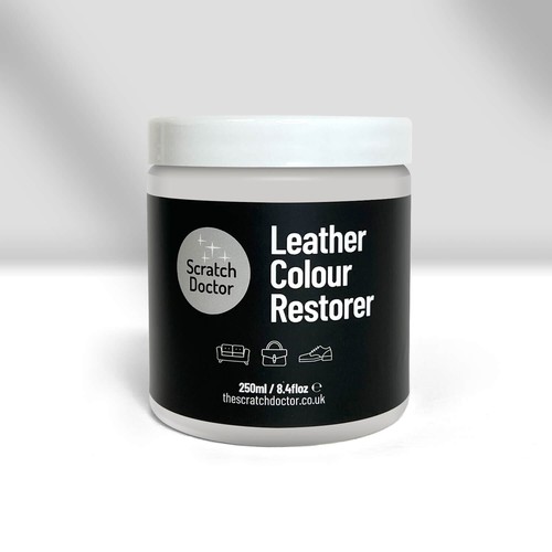 White leather restorer balm - white,