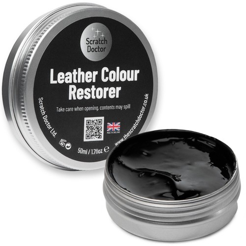 Black leather colour restorer - colour,