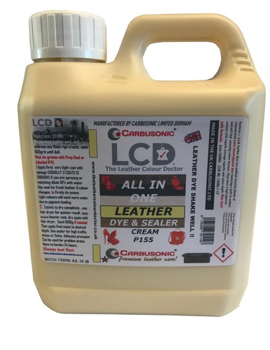 Leather colour restorer paint