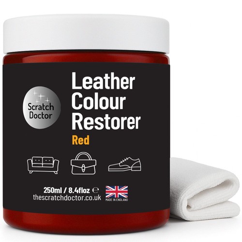 Red leather restorer - leather, balm