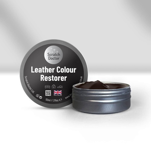 50ml dark brown leather colour - dark,