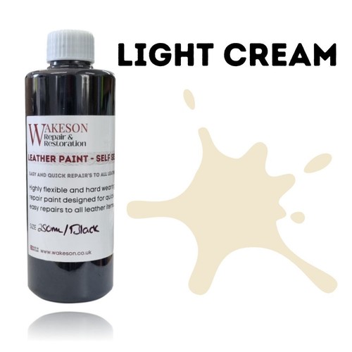 Light cream leather - leather, repair